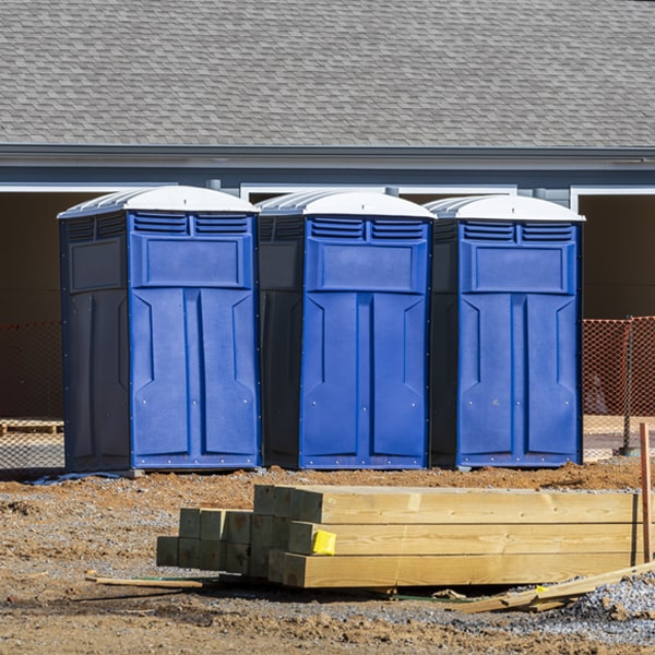 is there a specific order in which to place multiple portable restrooms in Denham Springs